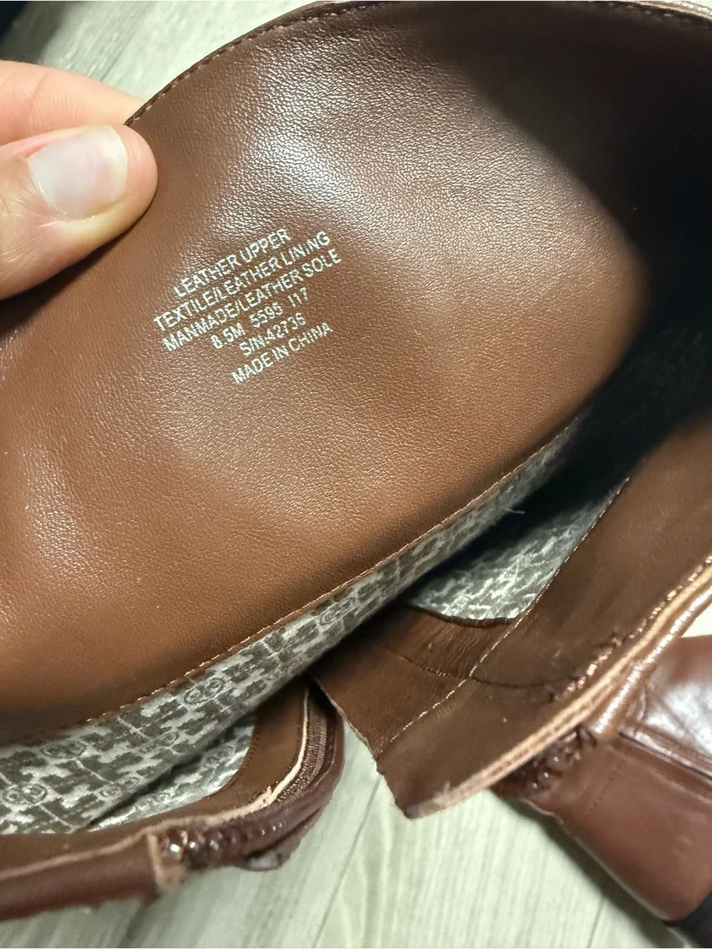 Tory Burch Chestnut Brown Over-the-Knee Leather Riding Boots